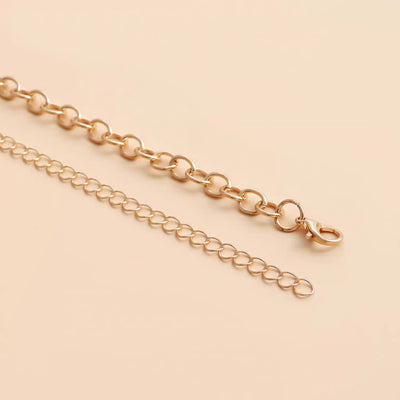 velour summer muschel body chain
