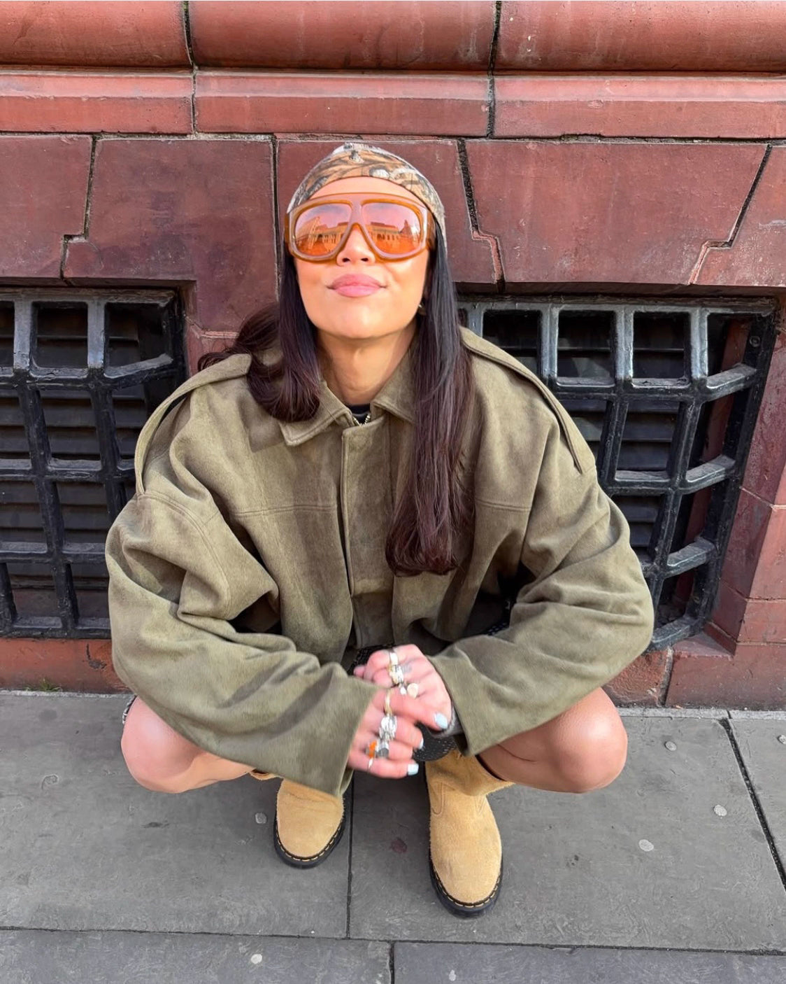 Viral fall olivegreen fall jacket
