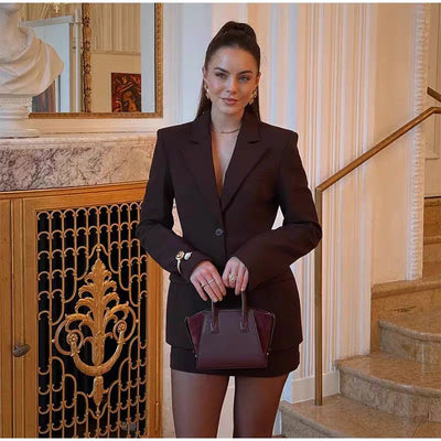 velour Luxe blazer set
