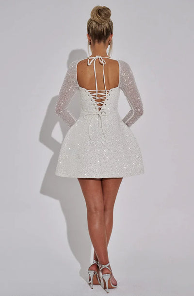 velour Luxe shiny dress